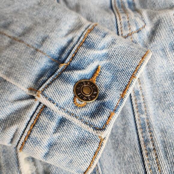 Salty Honey‎ Sherpa Jean Jacket Limited Edition Size L - Picture 7 of 12